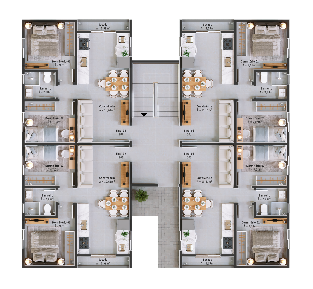 Planta Baixa Residencial Ana Maria